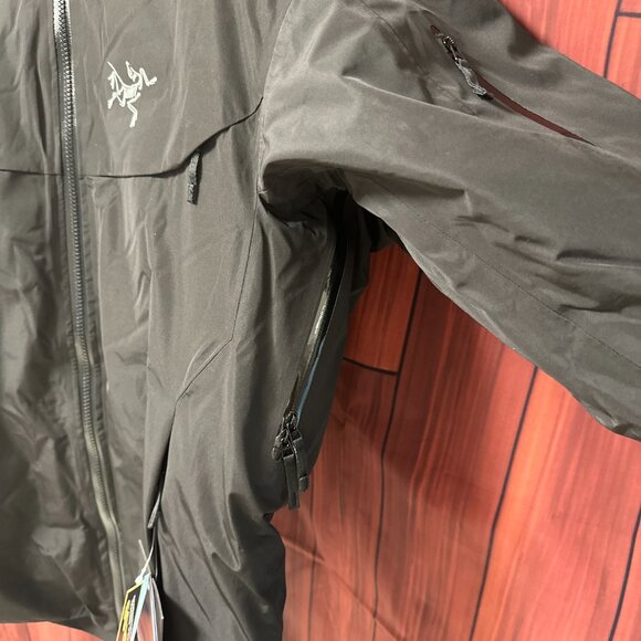 Men's Goose Down Arcteryx Logo Waterproof Warm Hooded Ski Down Jacket - Picture 5 of 13